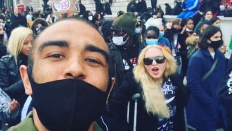 Madonna, George Floyd protestosunda