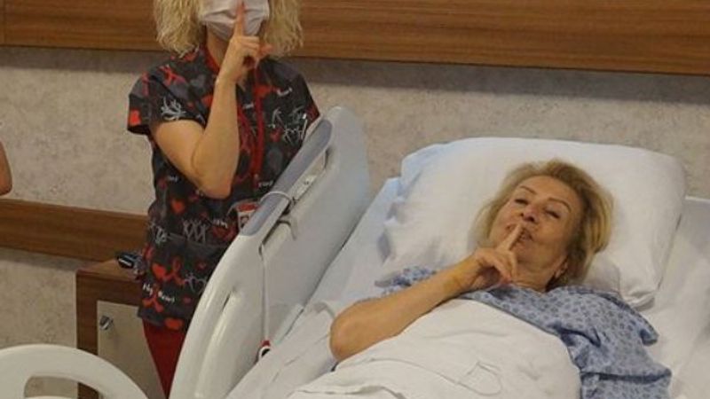 'Bayan Sus' Dilek Tunca'yı hemşireler yalnız bırakmadı