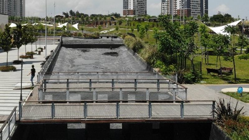 İBB'nin Hoşdere Millet Bahçesi boş ve atıl durumda