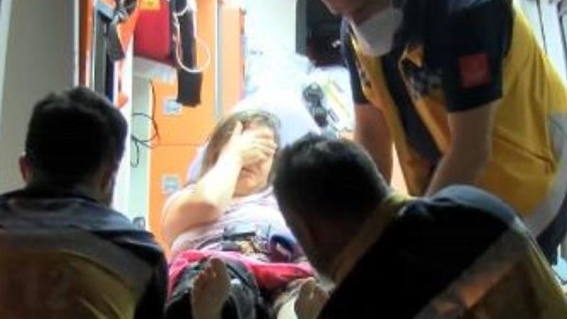 Bakırköy'de darbedilen kadın pencereden atladı