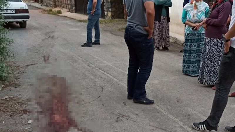 Kahramanmaraş'ta cinnet geçirdi komşularına saldırdı