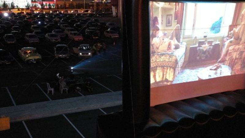 Çorum'da Arabalı Sinema Günleri başladı
