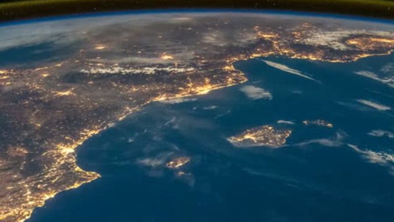 Uzay istasyonundan paylaşılan fotoğraf tepki topladı