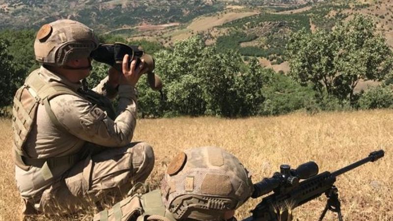 Barış Pınarı bölgesinde 2 terörist öldürüldü