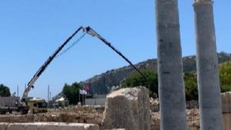 Knidos Antik Kenti'nde yapılar yeniden yükseliyor