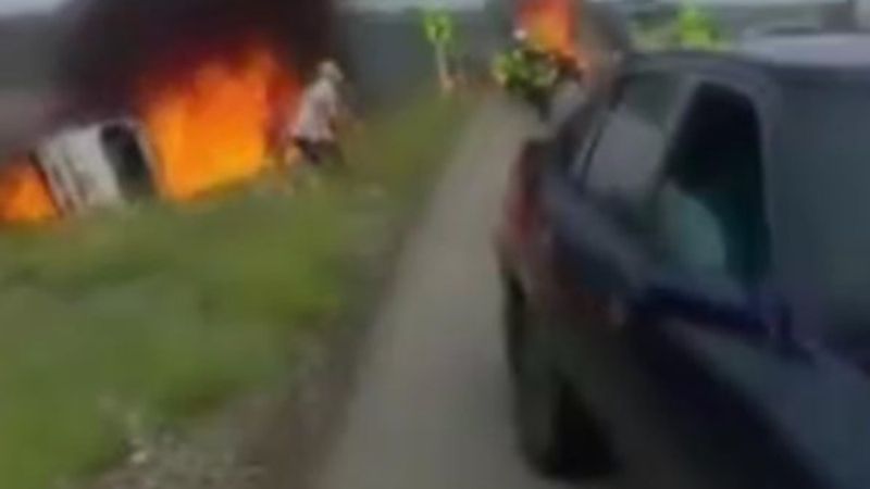 Kolombiya'da petrol tankeri faciası:7 kişi öldü 40 yaralı