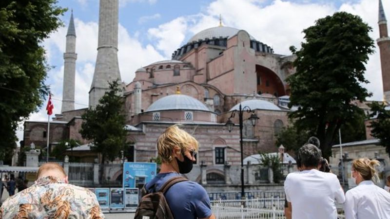 Ayasofya'ya yerli ve yabancı medya ilgisi