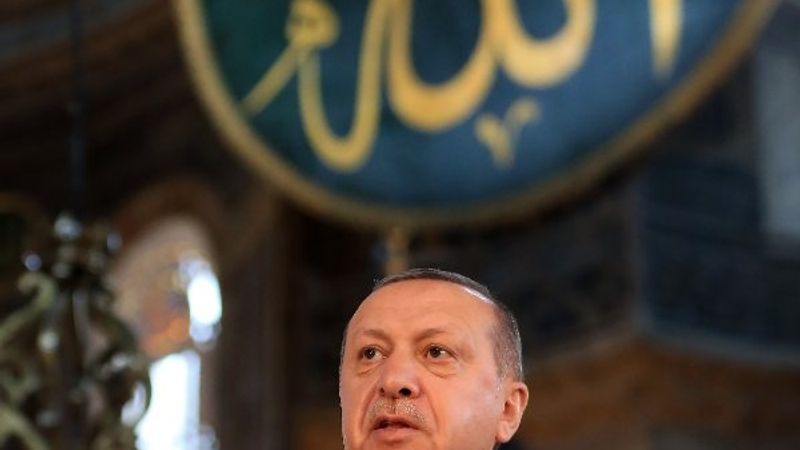 Cumhurbaşkanı Erdoğan'a Ayasofya'da ilk namaz sorusu