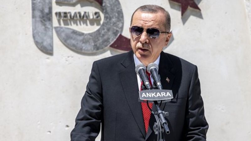 Erdoğan, 15 Temmuz Anıtı'ndaki törende konuştu