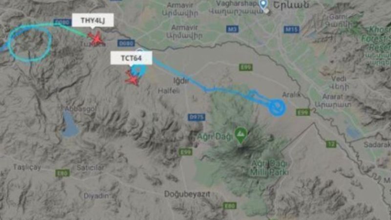 SİHA'lardan Ermenistan sınırında uçuş