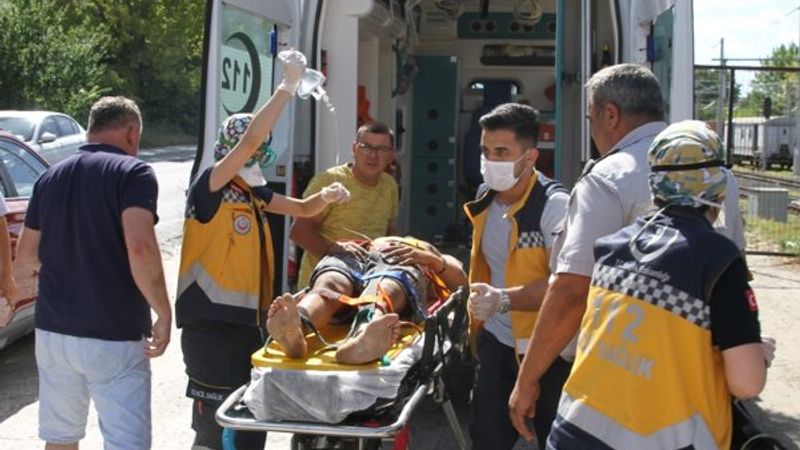 Çerkezköy'de elektrik akımına kapılan genç ağır yaralandı