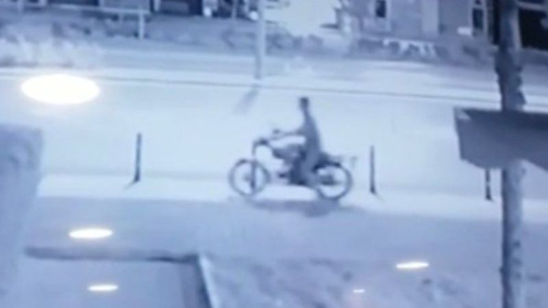 Konya'da motosiklet çalan hırsız