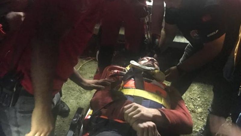 Düzce'de mantar toplayan adam uçuruma yuvarlandı