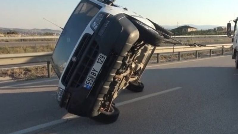 Kırıkkale'de 100 metre sürüklendi: Araçtan sorunsuz çıktı