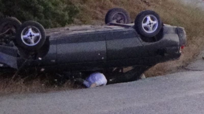 Kütahya'da otomobil takla attı: 1 ölü