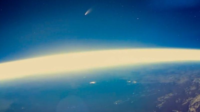 Kayseri'de Neowise dünyaya en yakın konumda görüntülendi