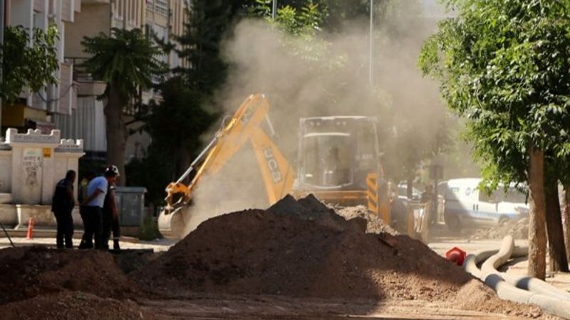 Sivas'ta doğalgaz borusu patladı