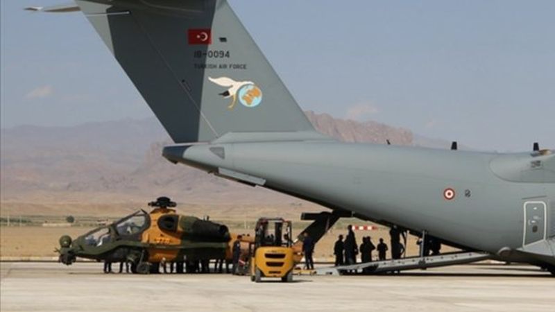 Türk savaş helikopterleri Nahçıvan'da