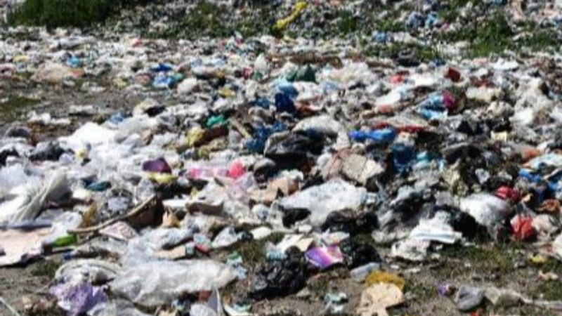 Kaz Dağları'ndaki çöplük alan, çevreyi tehdit ediyor