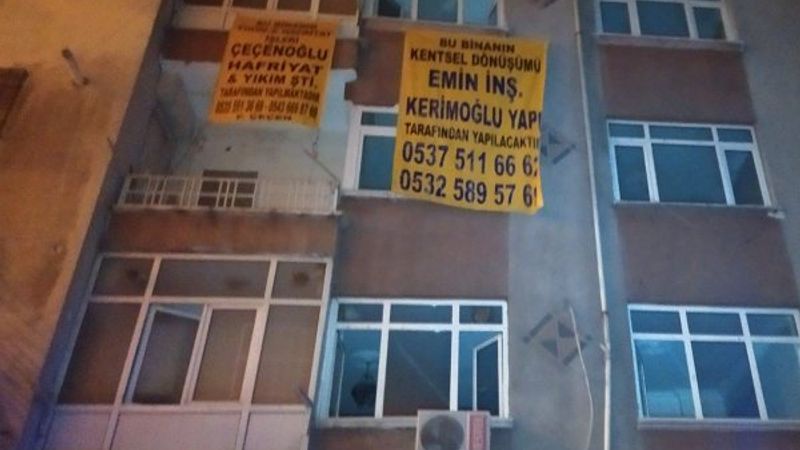 Bahçelievler’de binanın balkonu çöktü: 1 yaralı