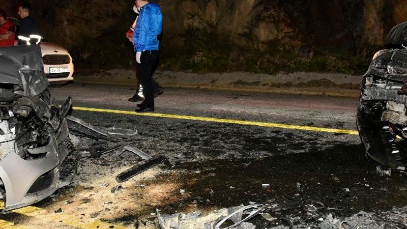 Gümüşhane'de kaza: 1 ölü 4 yaralı