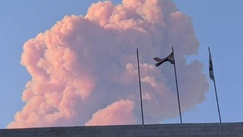 Lübnan'ın başkenti Beyrut'ta patlama