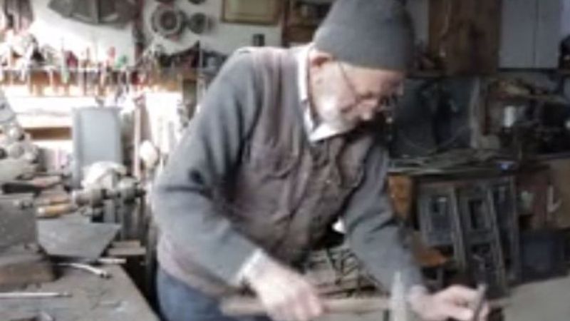 Trabzon'da 87 yaşındaki kuzine ustasının çalışma azmi