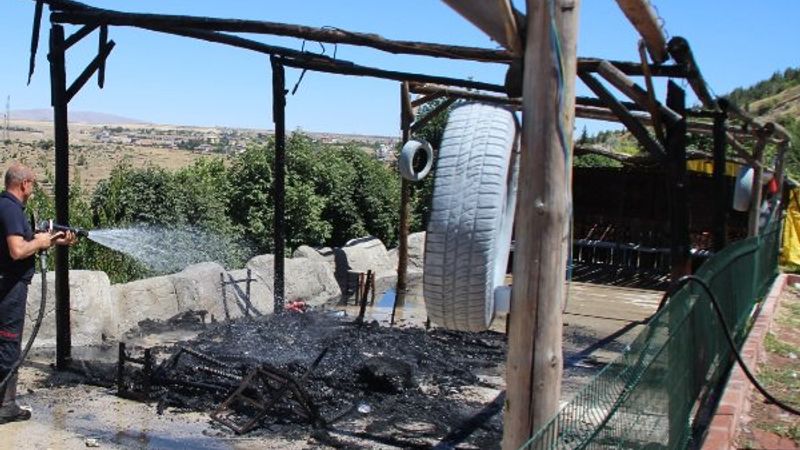 Kayseri'de kafeyi yakıp 'Yangın yanlışlıkla çıktı' dedi