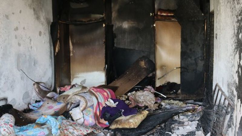 Diyarbakır'da patlayan klima, evi harabeye çevirdi