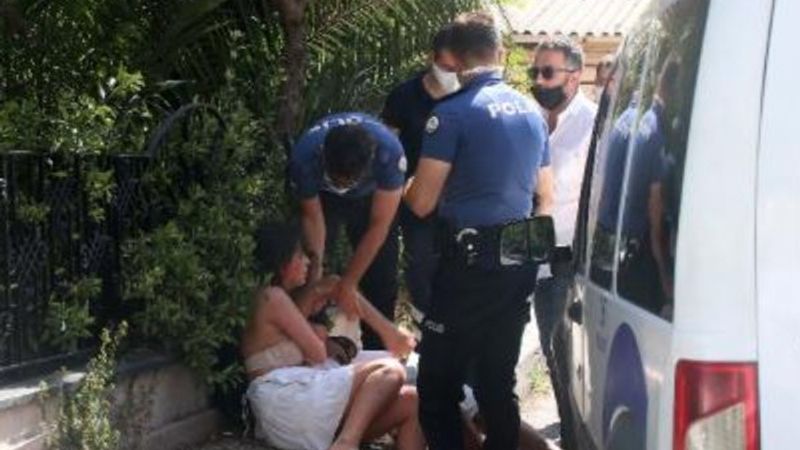 Sevgilisi tarafından darbedildi, polislere direndi