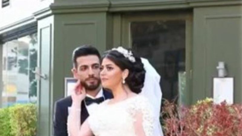 Gelin ve damat çekim sırasında patlamaya yakalandı