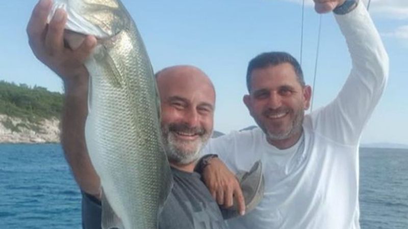 Fatih Portakal'ın tekne keyfi