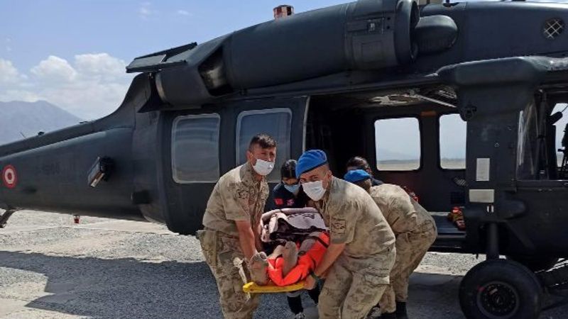 Erzincan'da uçuruma yuvarlanan vatandaş bulundu