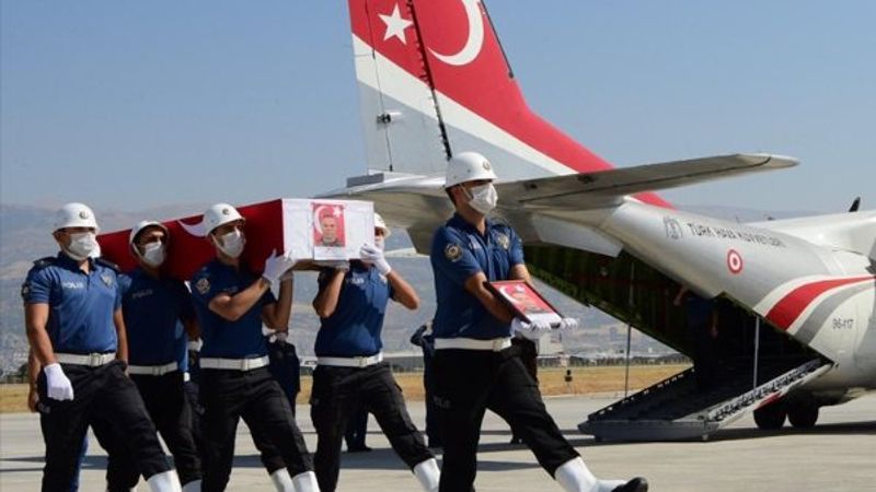 Şehit Osman Gül'ün cenazesi Kahramanmaraş'a getirildi