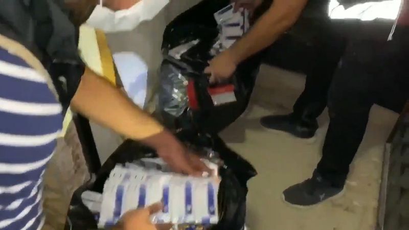 Gaziantep'te tır garajına kaçakçılık operasyonu