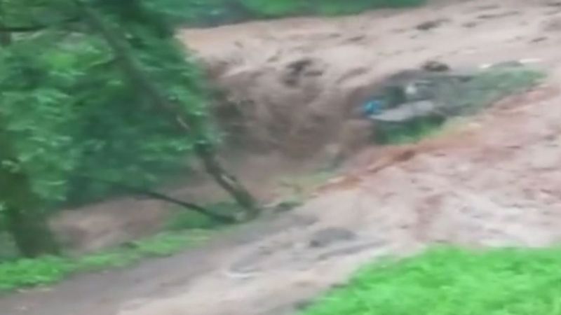 Rize'de taşan dereler sele neden oldu