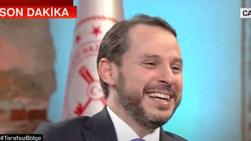 Sosyete damat söylemi Berat Albayrak'ı güldürdü