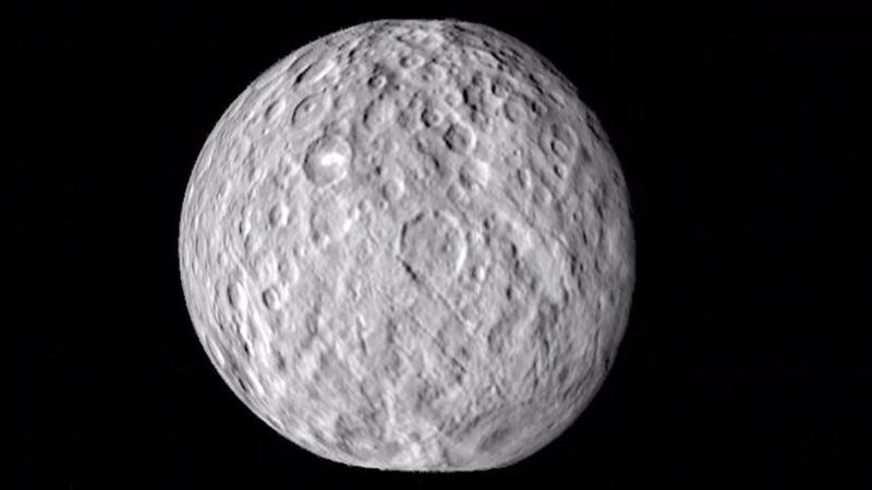 Cüce gezegen Ceres'te tuzlu su rezervi bulundu
