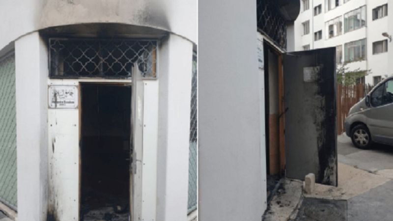 Fransa'da camiye kundaklama girişimi