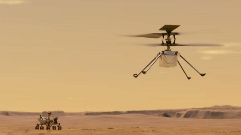 NASA'nın Mars helikopteri uzayda şarj edildi