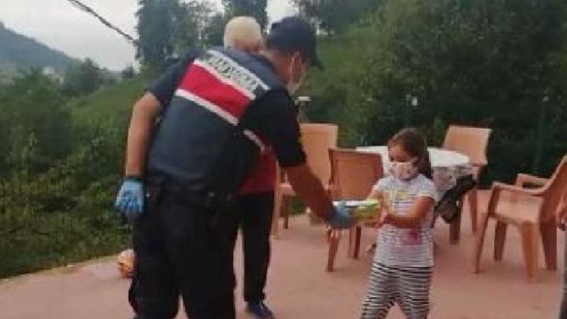 Rize'de Beril'in oyun hamuru isteği geri çevrilmedi