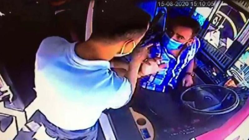 Ankara'da engelli annesinin kartıyla otobüse binmek istedi