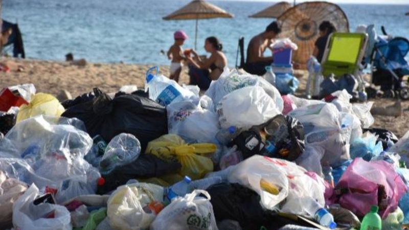 Edirne'de İtalyan Koyu, tatilcilerin atıklarıyla çöplüğe döndü