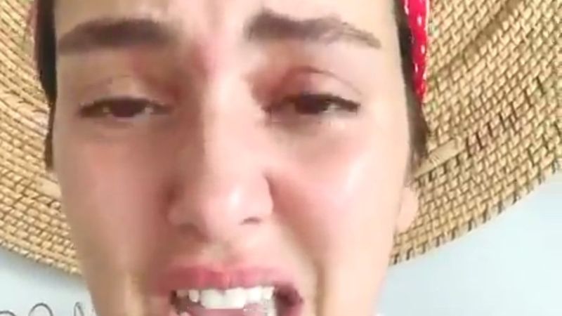 Bergüzar Korel'in gözyaşları