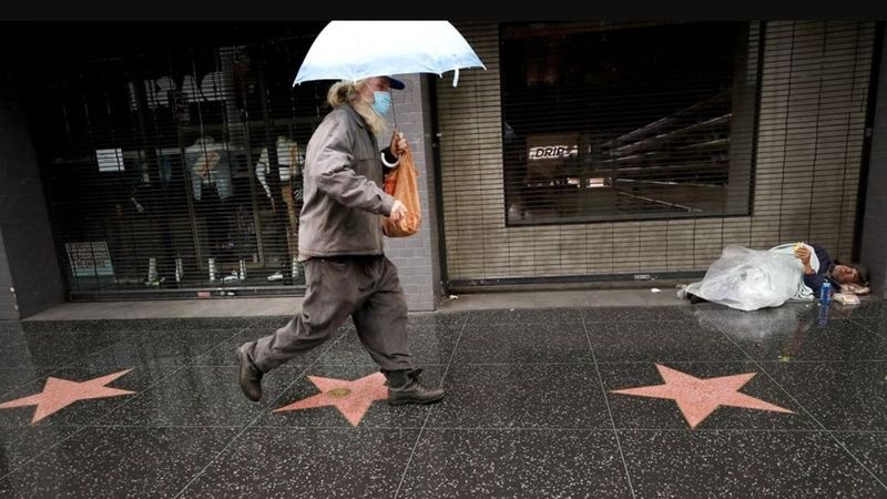 Hollywood'da evsizlerin sayısı arttı