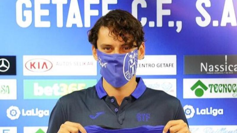 Getafe, Enes Ünal'ı basına tanıttı