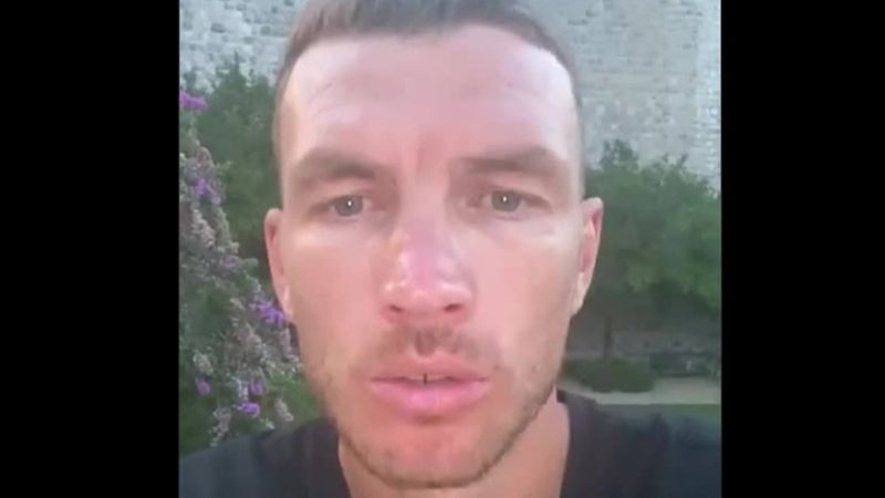 Edin Dzeko'dan Samsunspor'a mesaj