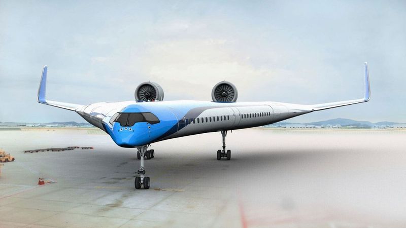 V şeklinde tasarlanan yolcu uçağı Flying-V, ilk test uçuşunu tamamladı