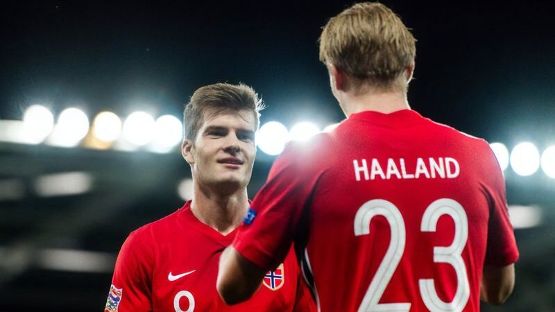 Alexander Sörloth ve Erling Haaland'dan gol şov