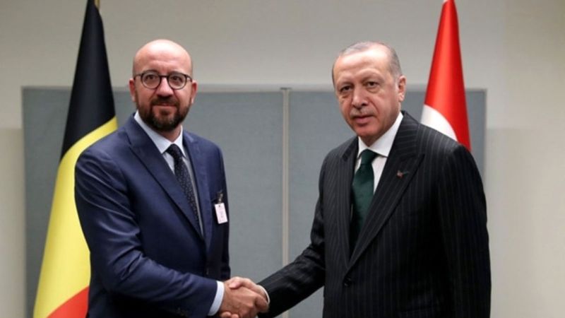 Cumhurbaşkanı Erdoğan, AB Konseyi Başkanı Michel ile görüştü